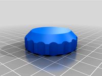 Hight Adjustable Screw Head Cabinet Foot (M12) by MakeLikeMike