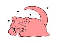 079 Slowpoke stencil + 2D by Longquang