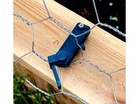 Chicken wire clamp for your vegetable garden by paranoidsapien