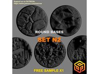 Round bases - SET N2 (Free sample) by MaxRaw