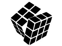 Rubiks cube stencil by Longquang