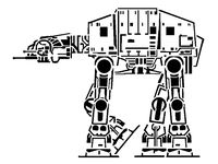 Imperial Walker stencil 2 by Longquang