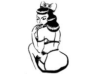 Girl stencil 60 by Longquang