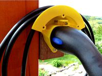 Halter für Typ 2 Stecker - Holder for type 2 plug by Fredle1957