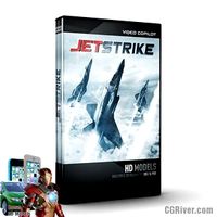 JetStrike Model Pack for Element 3D - High Quality Aircrafts, Military & Commercial Jets from Video Copilot!