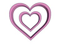 Linzer heart cookie cutters by MyrrhsMakes