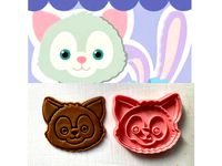 DUFFY AND FRIENDS - GELATONI CAT COOKIE CUTTER STAMP by elke_gunawan