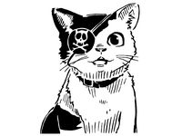 Cat stencil by Longquang