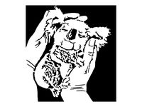 Koala stencil 3 by Longquang