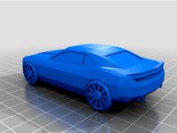 Chevrolet Camaro (low poly) by Nolen_