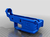 side feeding airsoft m4 frame by Freezer1