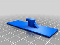 Wall clock peg for 3m strips by Naveen_t_s