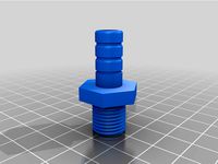 Barb Fitting G1/4" a 3/8" for Custom Watercooling by Abstik