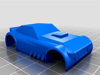 Micro Scalextric Muscle Car by generalnuisance