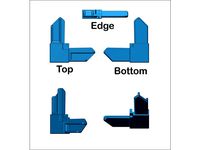 3/4" Window Screen Frame Corner by Dr_Dragon