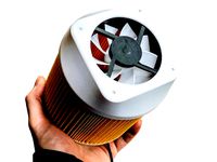 Air Filter Purifier Cleaner for 3d Printer Active Carbon HEPA Dust Filtration Health 80mm Fan Affordable No Smell by Maurice94