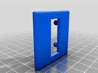 Power switch front mount for Ender3v2 B flush by testytest1