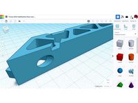 Tronxy X5SA Stabilization Brace near SD Card Reader and USB Port by Toto-42