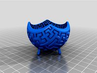 Stereographic projection of  Hilbert curve by rayjyotir5