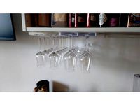Under or Inter shelf glass holder by kiklhorn