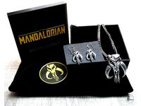 Mandalorian earrings and necklace by Area3d