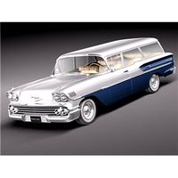 Chevrolet Nomad 1958 3D Model