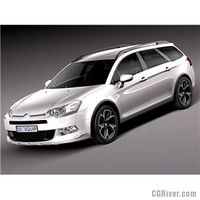 Citroen C5 CrossTourer 2014 - 3D Model