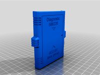 C64 Dual Diagnostic Cartridge Top Cover by dukeneukam