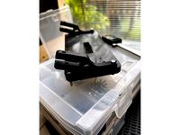 RepRap Smart Controller 2004 LCD Mount to slide on 6mm Plywood Ultimaker Original UMO by kr15_uk