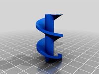 Archimedes screw printable by CaspLr