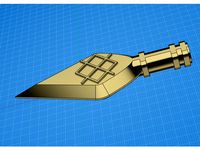 Gungnir Spear Head by zaphodus