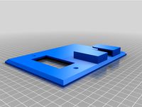 Wall switch/outlet plate that also holds your phone by JPMakesStuff