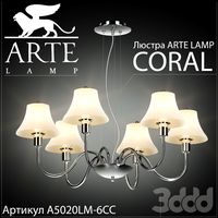 Люстра Arte lamp Coral A5020LM-6CC