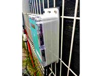 Fixation pour borne OpenEVSE sur Grillage Rigide by rs2d