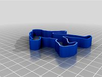Bigfoot Cookie Cutter by rachelthelibrarian