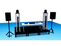 DJ Stage Setup by Blom_Productions