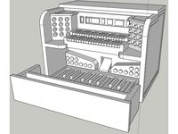 Pipe Organ Console by Cuteulala