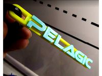 PELAGIC keychain by Madyn3D-CNC_LLC