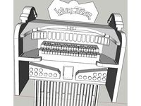 Wurlitzer Organ Console by Cuteulala