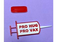 Vaccine Badge Magnetic by Hannabis