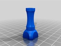 Elongated GoPro Screw adapter (works with gopro bolt snap adapter) by jlcnuke1