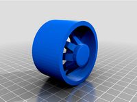 8 spoke rim for scale models by faroukperumal