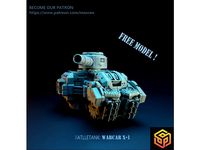 Battle Tank: WARCAR X-1 by MaxRaw