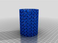 Full Lidinoid Pen Holder - triply periodic minimal surface by usinguser