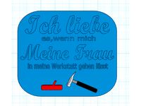 Spruch Handwerk / Werkstatt by DirksBastelbude