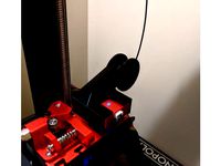 Filament Roller Guide for CR10S Max / CR-10S Pro (Frictionless, Supportless, Tool-less) by jlaw904