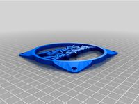 Black Dahlia Murder 120mm Fan Grill by sypher_mach