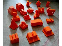 Prototype War game pieces by vikingfabian