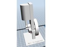 Working Air Engine (can work with bike pump) by Misfortune34