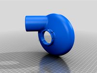 Angle grinder dust cover for dustless sanding of stone and concrete. (SHOULD BE MIRRORED IN SLICER) by MyrkaPerse